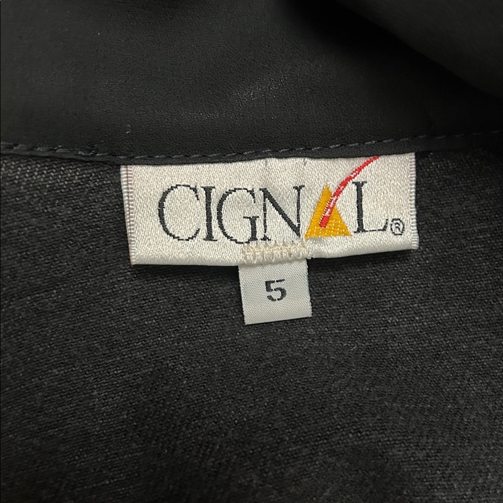 Vintage Cignal Women's Black Denim Jacket size small - Picture 12 of 14
